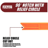 Safety Woodworking Push Stick 2 Pack, Each Has a Contoured Handle Embedded with Two Rare Earth Magnets, Ideal for Pushing Stock Through on Table Fulton