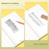 Arrtx Premium Hardcover Sketch Book, 60 Sheets/120 Pages, 180 GSM Thick Acid-Free Drawing Paper, Hardbound Sketch Pad with Inner Pocket, Green Arrtx