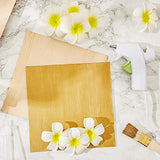 8 Pack Thin 8x8 Wood Squares for DIY Crafts, Unfinished 1/4 Inch Basswood Plywood for Laser Cutting, Wood Burning Bright Creations