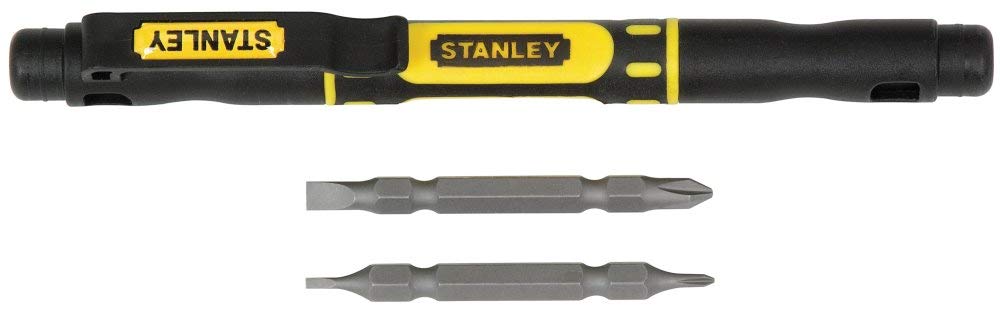 4 Pack Stanley 66-344 Screwdriver 4-In-1 Pocket