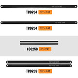 BEETRO Hacksaw Frame Set, 12’’ Hacksaw Frame, 6’’ Hacksaw Frame and 10'' Mini Hacksaw, Including Six Extra Blades, Handsaw for Metal, Wood, PVC Pipes BEETRO