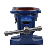 raseparter 5-Inch Bench Vises with Anvil Swivel Locking Base Table Top Clamp, Duty Bench Vise with Locking 360-Degree Swivel Anvil raseparter