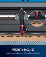 OMTech 80W CO2 Laser Engraver with LightBurn, 24x35 Inch Laser Engraving Cutting Machine with Autofocus Ruida Control Panel 4 Way Pass Air Assist, OMTech