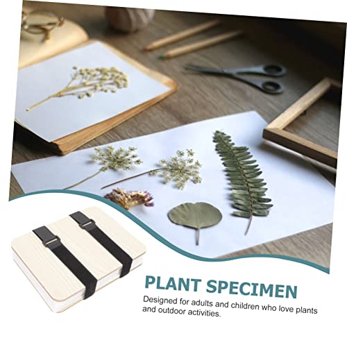 FAVOMOTO 1 Set Wooden Art Kit Flower and Leaf Press Kit Flower Press Book Wooden Flower Press Leaf and Flower Press Plants Press Pressed Flower FAVOMOTO