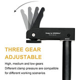 2Pack Bench Dog Clamps Bench Dog Hold Down Clamp 3/4’’Bench Dogs Fit Tall Work-piece Quick Fix & Release For Dog Hole Workbench MFT Clamps (19mm ViewReal