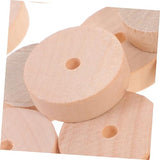 Vaguelly 1 Set Wooden Wheel Wood Craft Wheels Wooden Toy Wheels Spoked Toy Wheels Crafts Toy Wheels Mini DIY Car Models an Fittings Art Craft Vaguelly