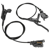 Alomejor MTB Bike 4 Piston Front Rear Hydraulic Disc Brake Mountain Bike CNC Bilateral Oil Brake Oil Pressure Caliper Hydraulic Disc Brake Assembly Alomejor