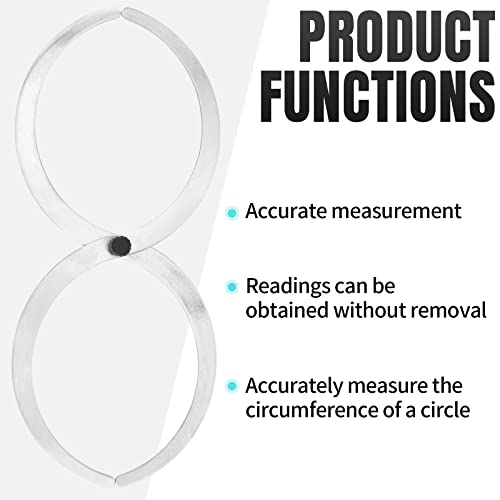2 Pieces Double Ended Bowl Caliper Wood Turners Calipers Woodturning Calipers for Measuring Thickness Diameter, 6 to 7.9 inches Lothee