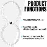 2 Pieces Double Ended Bowl Caliper Wood Turners Calipers Woodturning Calipers for Measuring Thickness Diameter, 6 to 7.9 inches Lothee