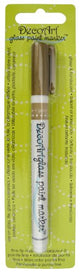 DecoArt Glass Paint Marker, Gold DecoArt