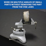 Yost Tools Yost V-275 Portable Vacuum Base Vise, Pivots Multi-Angle, 2.75” Jaw Width, (1 Pack), Silver Yost Vises