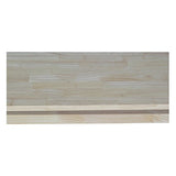 International Concepts Unfinished Solid Hardwood Trestle Bench with Butcher Block Surface for Residential Use, 72"W x 14"D x 17.63"H; Entryway, IC International Concepts