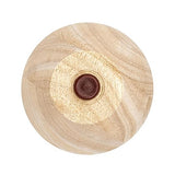 OUTWATER 5-1/2 in. H x 3-1/4 in. Dia Unfinished Solid Hardwood Bun Foot Leg for Furniture | Pack of 4 OUTWATER