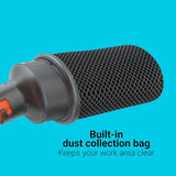 BLACK+DECKER Orbital Sander, 5-inch Disc Sander, Corded (BDERO600) BLACK+DECKER