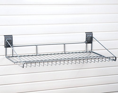StoreWALL Large Wire Shelf with CamLoks for Storage on Garage Slatwall Panels StoreWALL