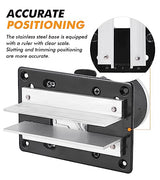 2 in 1 Invisible Fastener Slotting Bracket, Woodworking Router Base, Mortising Jig, Trimmer Base, Grooving for Cabinet Wardrobe Furniture to Install Meticuloso