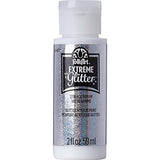 FolkArt Extreme Glitter Acrylic Paint in Assorted Colors (2 oz), 2796, Hologram (XGLT-2796) FolkArt