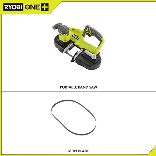 Ryobi 18-Volt ONE+ Cordless 2.5 in. Portable Band Saw (Tool Only) P590, (Bulk Packaged, Non-Retail Packaging) RYOBI