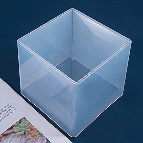 3 PCS Clear Pyramid Molds for Resin, 3Pcs 4.7''6''7.5'' Inner Large Pyramid Silicone Molds for Epoxy Resin + 1Pcs Plastic Frame, Pyramid Resin Mold Charmewooden