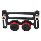 Precision Stock Guides for Table Saw, Dual Universal Featherboards with Sliding Blocks, Woodworking Double Wheel Bearing Stock Roller for Table Saw, Focket