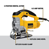 DEWALT Jig Saw, 3,100 SPM Speed, Corded, 6.5 Amp (DW331K) DEWALT