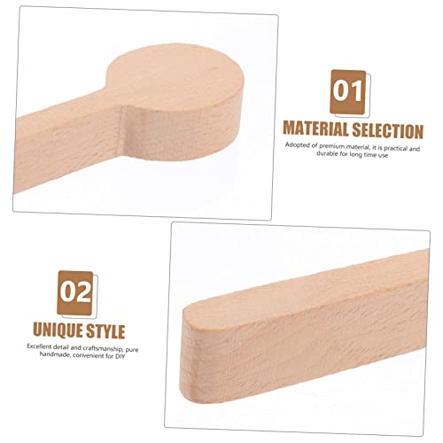 COHEALI 4pcs Unfinished Wooden Spoon Carving Spoons Blank Wood Whittling Kit Spoon Condiments Spoons Spoon Whittler Handmade Tableware Unfinished COHEALI