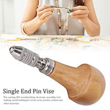 Single End Pin Vise, 3 Set Graver Type Chuck Single End Lock Nozzle Pin Vise Gold Jewelry Production Making Tool For Carving DIY Woodworking Estink