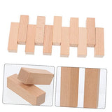 EXCEART 11pcs Seal Unfinished Wooden Block Blank Wood Slices DIY Kits Whittling Blocks for Wooden Whittling Wooden Block for Carving DIY Block Mini EXCEART