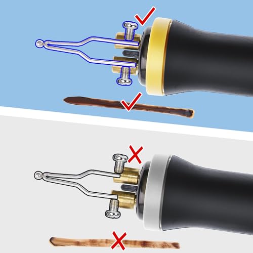 Professional Wood Burning Kit, TEKCHIC Pro1 Wood Burners for Wood Burning Pyrography with 20 Wire Nibs Tips Including Ball Tips TEKCHIC