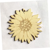 TOPPERFUN 10pcs Log Slices Wood Ornaments Wood Cutouts to Paint Wood DIY Crafts Wood Cutout Shapes Unfinished Wood Slice Wood Cutouts for Crafts TOPPERFUN