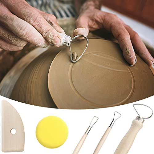 Clay Tools,19 PCS DIY Sculpting Set Ceramics Polymer Clay kit for Pottery Modeling, Carving,Smoothing & Measuring for Beginner Jepeux