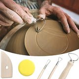 Clay Tools,19 PCS DIY Sculpting Set Ceramics Polymer Clay kit for Pottery Modeling, Carving,Smoothing & Measuring for Beginner Jepeux