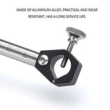 VISLONE Wheel Marking Gauge, Wood Scribe Tool Woodworking Tool Set 180 MM Sliding Mark Scraper Adjustable Precision Linear Arc Dual-purpose Scriber VISLONE