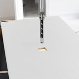 uxcell Square Hole Drill Bit, 7/8" High-Carbon Steel Hollow Chisel Mortise Power Tool for Woodworking uxcell