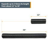 POWERTEC 70208V 2-1/4 Inch Dust Collection Flexible Hose Kit,Black POWERTEC