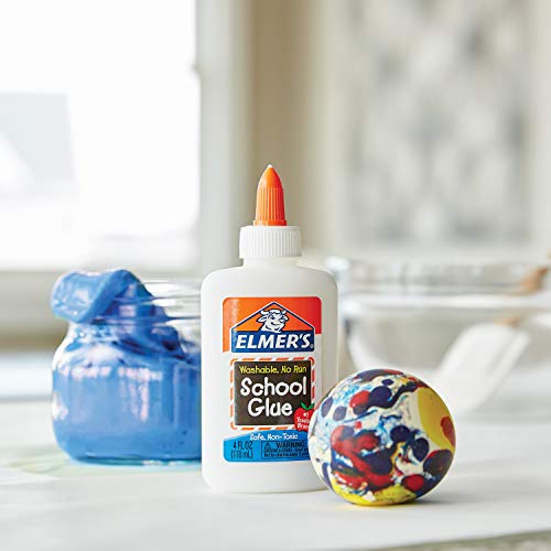Elmer's Liquid School Glue, Washable, 4 Ounces Each, 12 Count - Great for Making Slime Elmer's