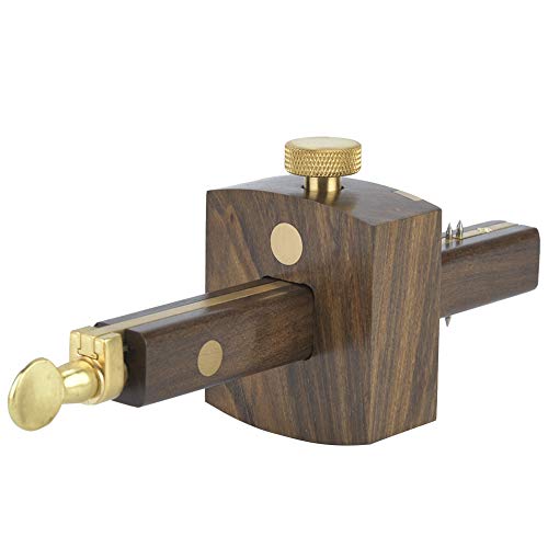 Mortise Gauge Woodworking Marking Gauge 8 inch Sliding Mark Scraper Marker Measuring Tool Adjustable Head Meter Carpentry Carpenter Accessories FTVOGUE