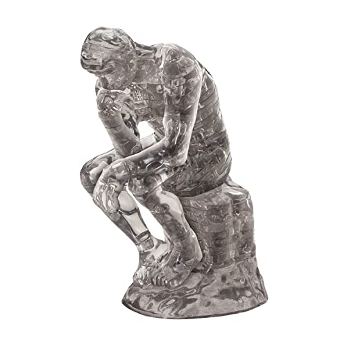 BePuzzled | Thinker Original 3D Crystal Puzzle, Ages 12 and Up - WoodArtSupply