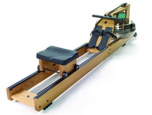 WaterRower Oak Rowing Machine with Monitor S4 - WoodArtSupply