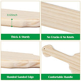 BATTIFE 15inch Greek Sorority Paddles, Solid Wooden Fraternity Paddle, Unfinished Pine Wood Frat Paddle for Carving DIY Use BATTIFE