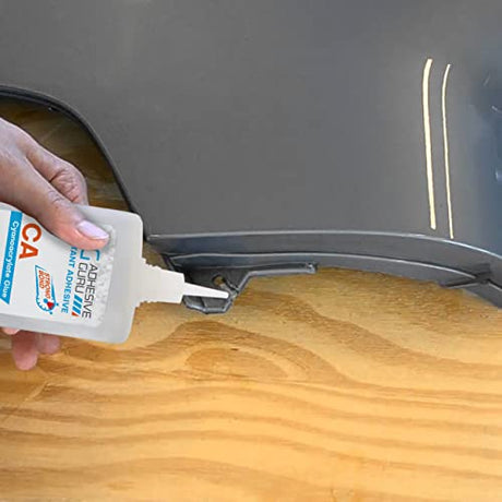 Adhesive Guru CA Glue with Activator Woodworking (2 x 1.7 oz - 2 x 6.76 fl oz) Ca Glue for Woodworking, Cyanoacrylate Glue and Activator (2 Pack) ag adhesive guru