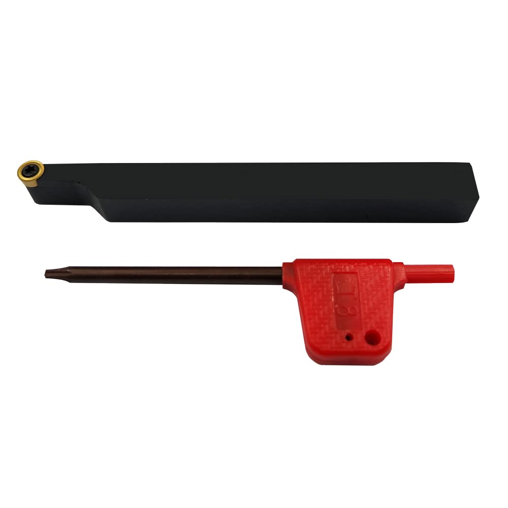 3/8” SRACR1010H06 + R3 Yellow Lathe Turning Holders 90 Degrees Lathe Turning & Profiling Tool Holder for Round Carbide Inserts RCMT0602 Right Hand zouzmin