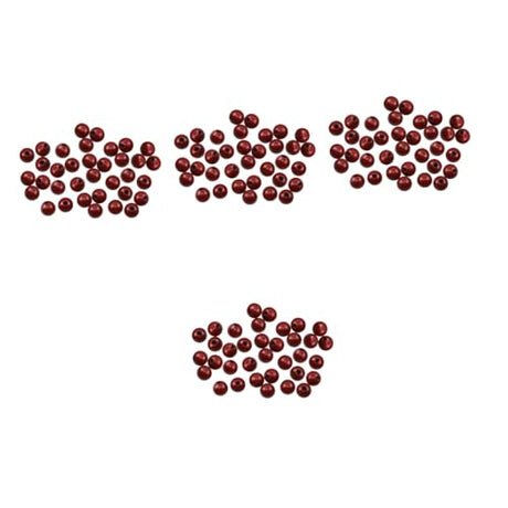 Tofficu 400 Pcs Solid Wood Beading DIY Jewelry Beads Natural Wood Beads Wood Loose Beads Macrame Making Beads DIY Loose Beads Unfinished Wood Beads Tofficu