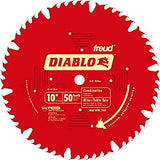 Diablo by Freud "Freud D1050X Diablo 10"" 50-tooth ATB Combo Saw Blade w/5/8"" Arbor&PermaShield" Freud