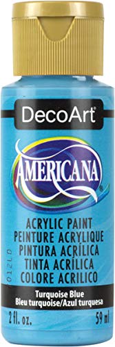 DecoArt Americana Acrylic Paint, 2-Ounce, Turquoise Blue DecoArt