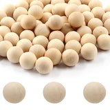 Uenhoy 100 Pcs Wooden Round Ball 3/8" (10mm) Unfinished Natural Wood Balls Wooden Spheres for Crafts and DIY Projects Uenhoy