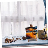 VILLFUL 5pcs Blank Wooden Picture Frame Unfinished Wood Frames DIY Wooden Photo Frames Wooden Bassinet Square Frame Unfinished Wooden Painting Boards VILLFUL