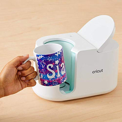 Cricut Mug Heat Press Infusible Ink Machine Bundle for Sublimation Transfer Blank Coffee Tea Mugs for DIY Custom Personalized Christmas Birthday Gift - WoodArtSupply