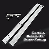 Guide Rail Connector Set P-20177 for Makita Track Saw Long Cuts， Also Compatible with Festool, Fit for DeWalt in Integrated Guide Rail T-Slots for WOUILNIA