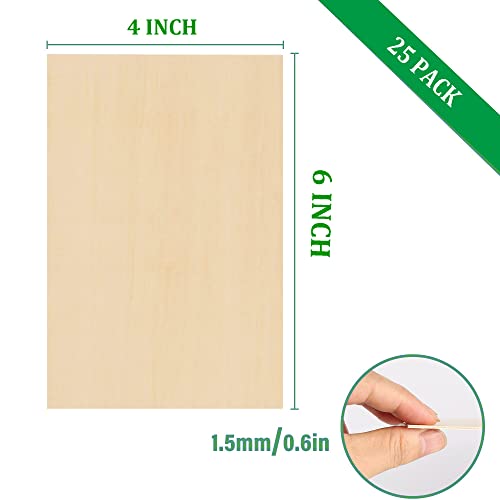 Unfinished Wood, Ailengy 12 X 12 Inch Basswood Sheets 1/16 Thin Plywood  Board